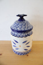 Temptations Old World Blue Cookie Jar