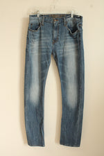 American Eagle Medium Wash Straight Leg Jeans | 32x34