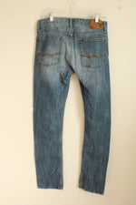 American Eagle Medium Wash Straight Leg Jeans | 32x34