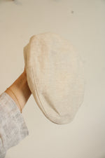 Mayser Cotton Linen Driver Beige Cap
