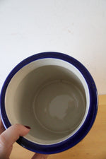 Temptations Old World Blue Cookie Jar