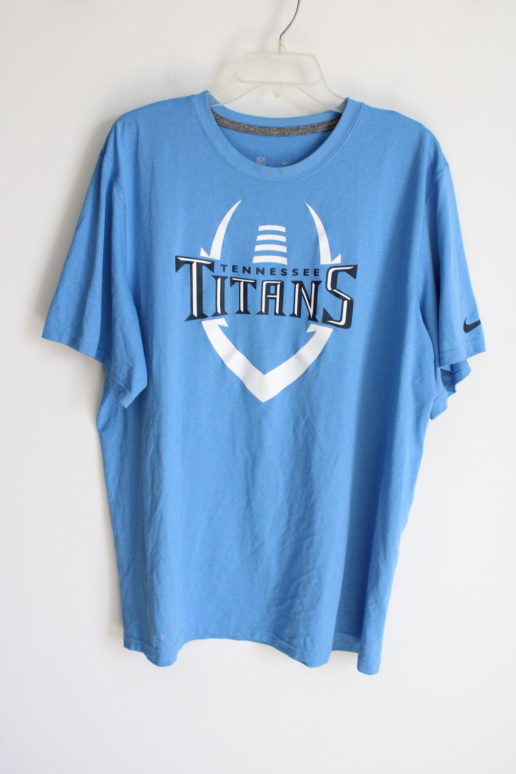 NFL Team Dry-Fit Tennessee Titans Blue Shirt | XL