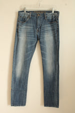 American Eagle Medium Wash Straight Leg Jeans | 32 x 34