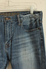 American Eagle Medium Wash Straight Leg Jeans | 32 x 34