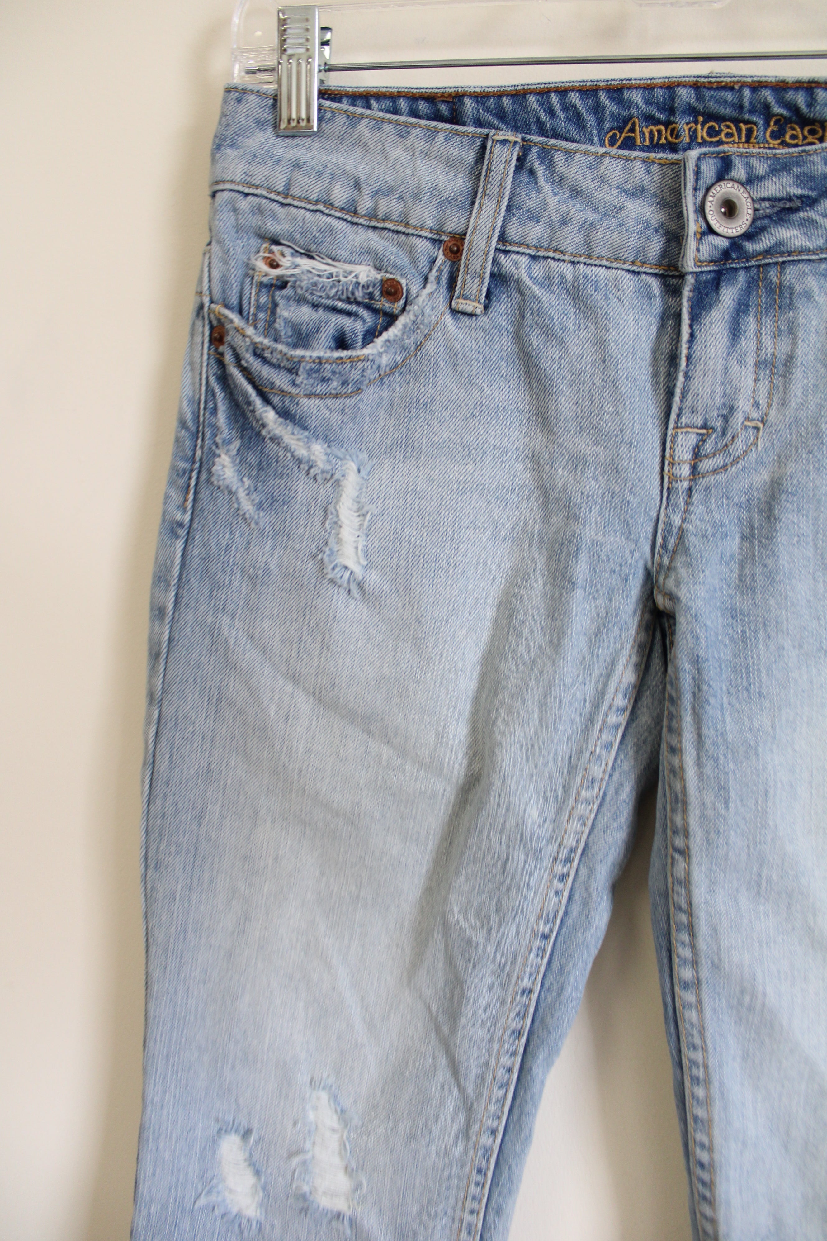 American Eagle Low Rise Vintage Artist Long Shorts | 0