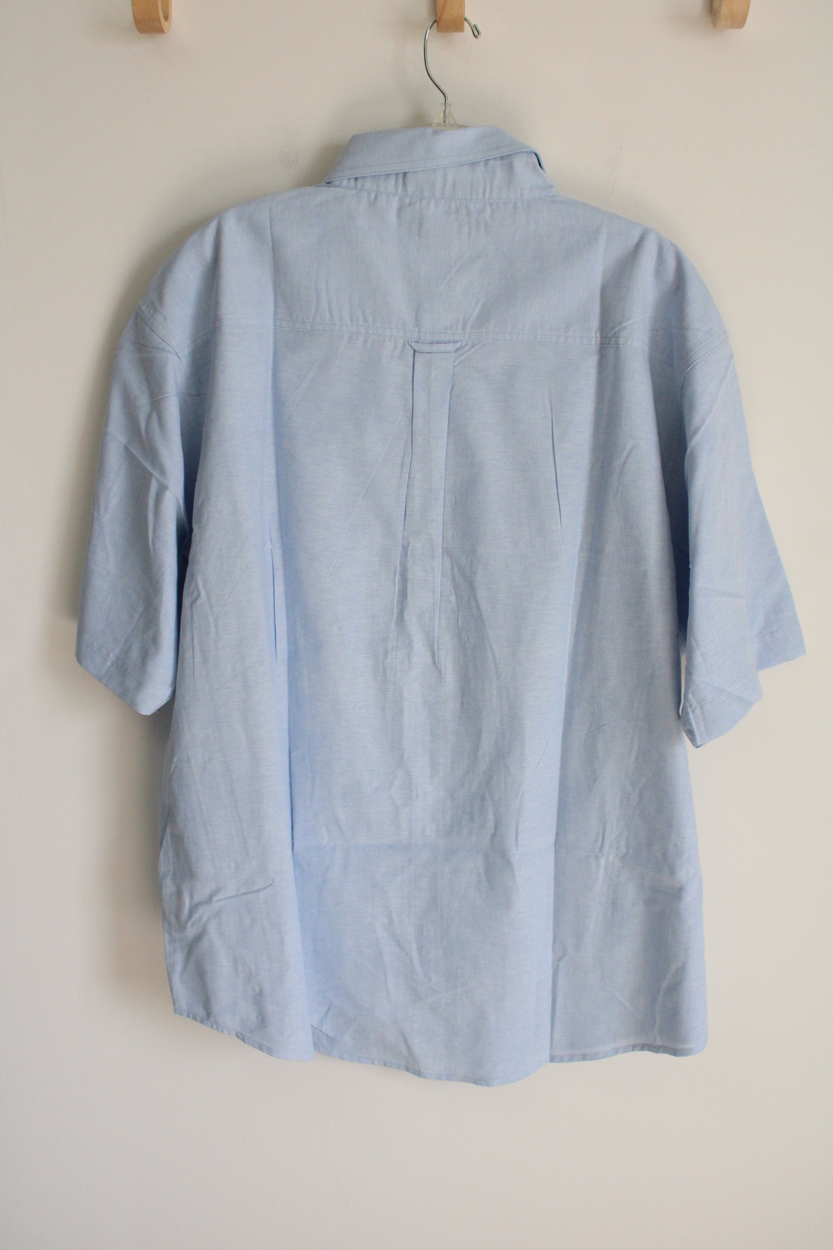 NEW Tri-Mountain Blue Button Down Shirt | 2XL