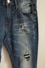 American Eagle Stone Wash Distressed Straight Leg Jeans | 32x30