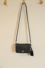 Coach Legacy Gray Penny Quilted Leather Crossbody Bag