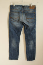 American Eagle Stone Wash Distressed Straight Leg Jeans | 32x30