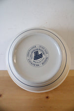 Longaberger Pottery Woven Traditions Blue 10" Mixing Bowl