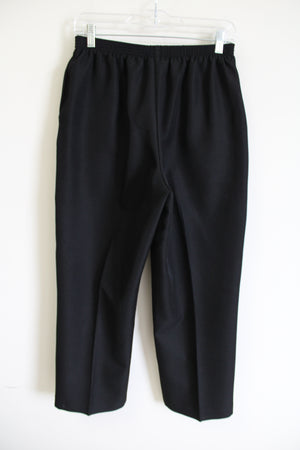 Alfred Dunner Black Trouser | 14 Petite