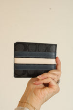 Coach Signature Canvas Varsity Stripe Men's Wallet