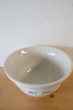 Longaberger Pottery Woven Traditions Blue 8" Mixing Bowl