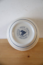 Longaberger Pottery Woven Traditions Blue 8" Mixing Bowl