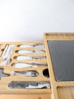 Smirly Premium Bamboo Cheeseboard Set