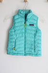 Patagonia Down Filled Blue Puffer Vest | Youth XS (5/6)