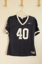 Nike Navy Blue And White Number 40 Jersey | 12/14