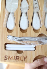 Smirly Premium Bamboo Cheeseboard Set
