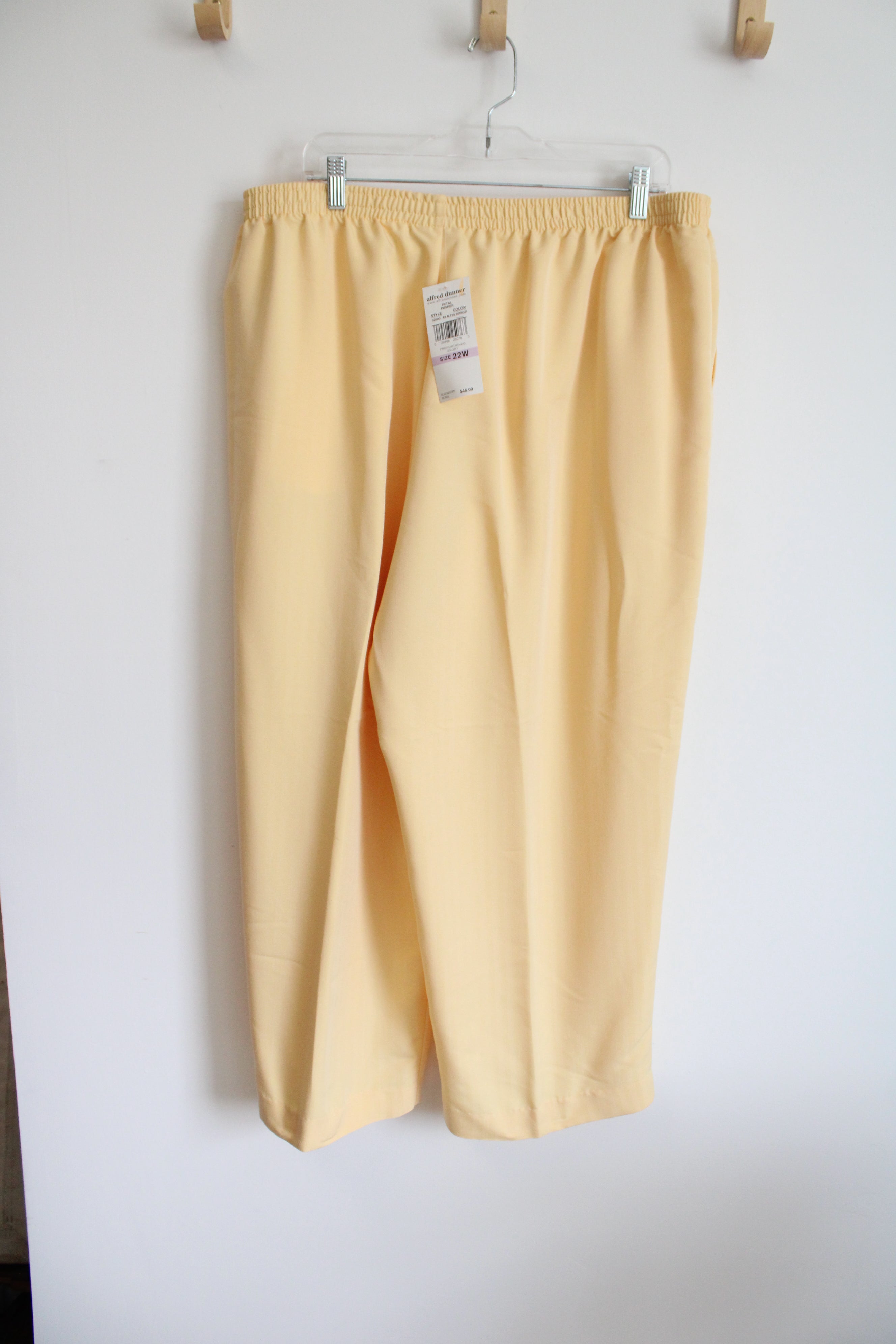 NEW Alfred Dunner Yellow Pants | 22W