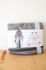 NEW Three Dots Cashmere Blend Plaid Wrap