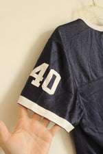 Nike Navy Blue And White Number 40 Jersey | 12/14