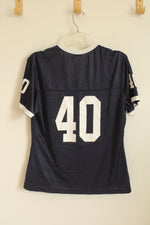 Nike Navy Blue And White Number 40 Jersey | 12/14