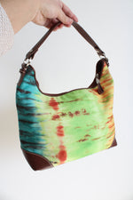 Donald J. Pilner Colorful Tie-Dyed Nylon Bag