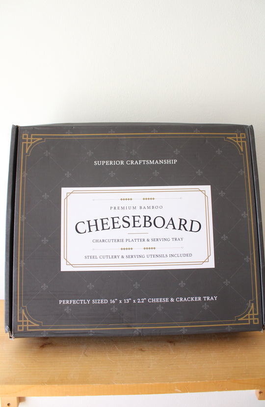 Smirly Premium Bamboo Cheeseboard Set