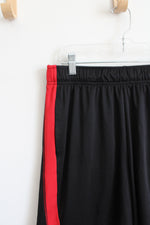 Tek Gear DryTek Black & Red Athletic Shorts | M
