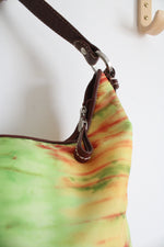 Donald J. Pilner Colorful Tie-Dyed Nylon Bag