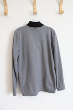 NFL Team Gray & Black Las Vegas Raiders 1/4 Zip Sweatshirt | Youth M (10/12)