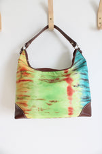 Donald J. Pilner Colorful Tie-Dyed Nylon Bag