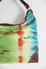 Donald J. Pilner Colorful Tie-Dyed Nylon Bag