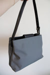 Coach Mercer Gray Nylon Shoulder Bag Purse