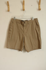 NEW Sonoma Khaki 9" Flat Front Chino Shorts | 36