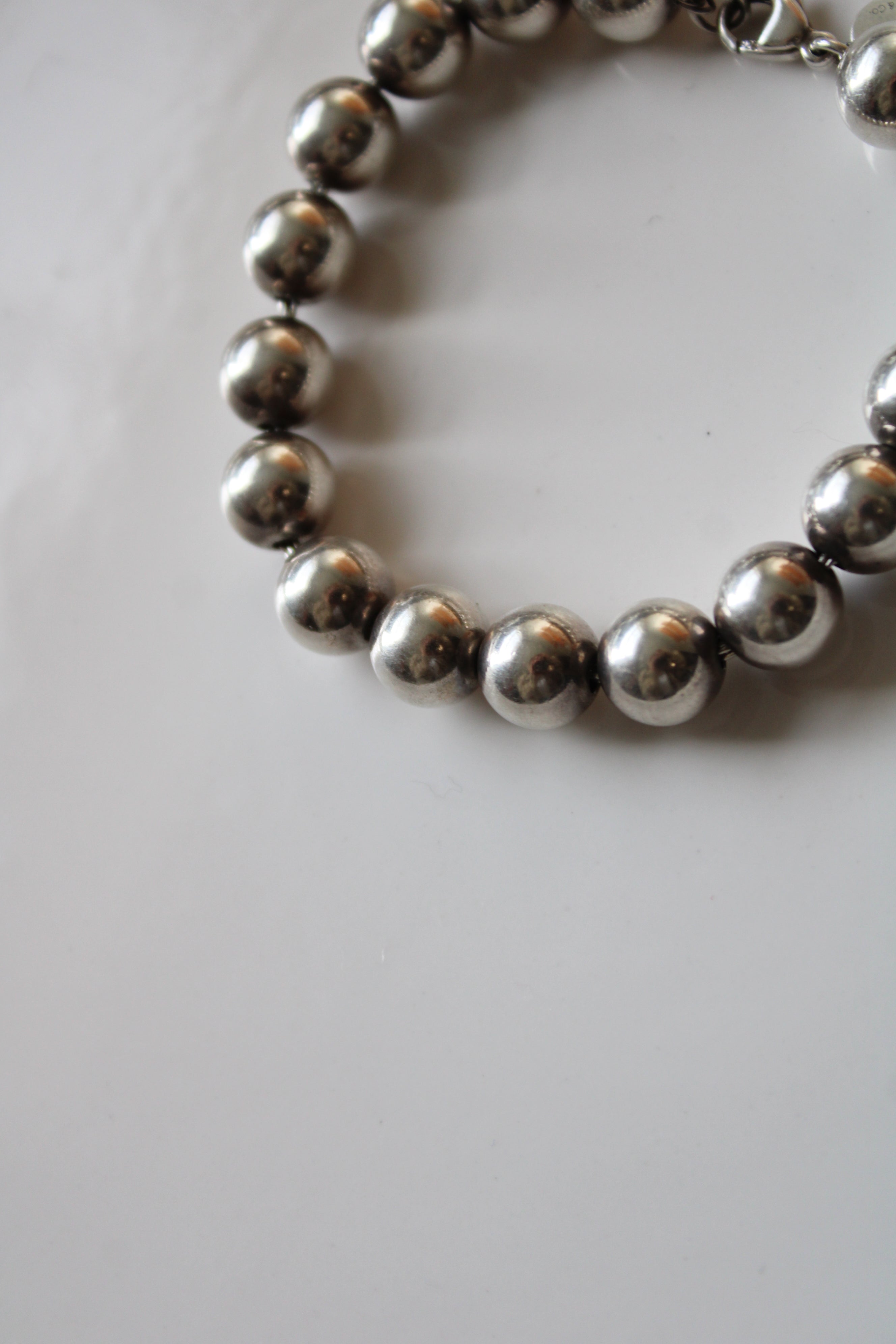 Tiffany & Co. Sterling Silver Ball Beaded Bracelet