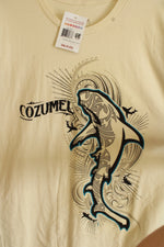 NEW DEL Sol Tan Color Change Cozumel T-shirt | L