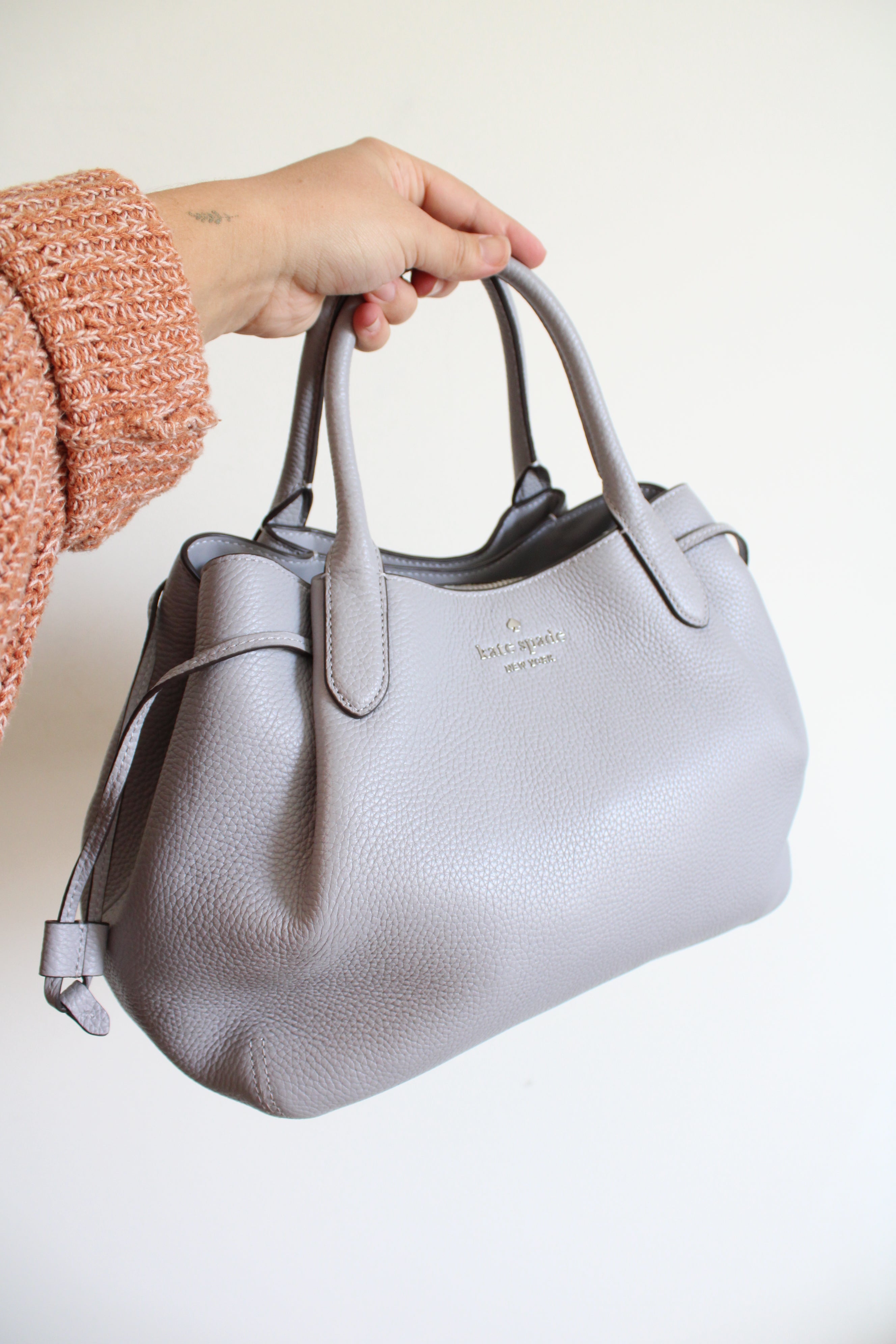Kate Spade Gray Dumpling Satchel Bag