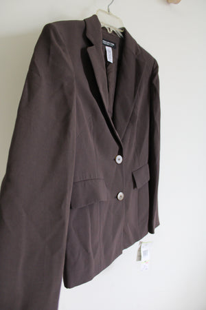 NEW Jones New York Brown Blazer | 4 Petite