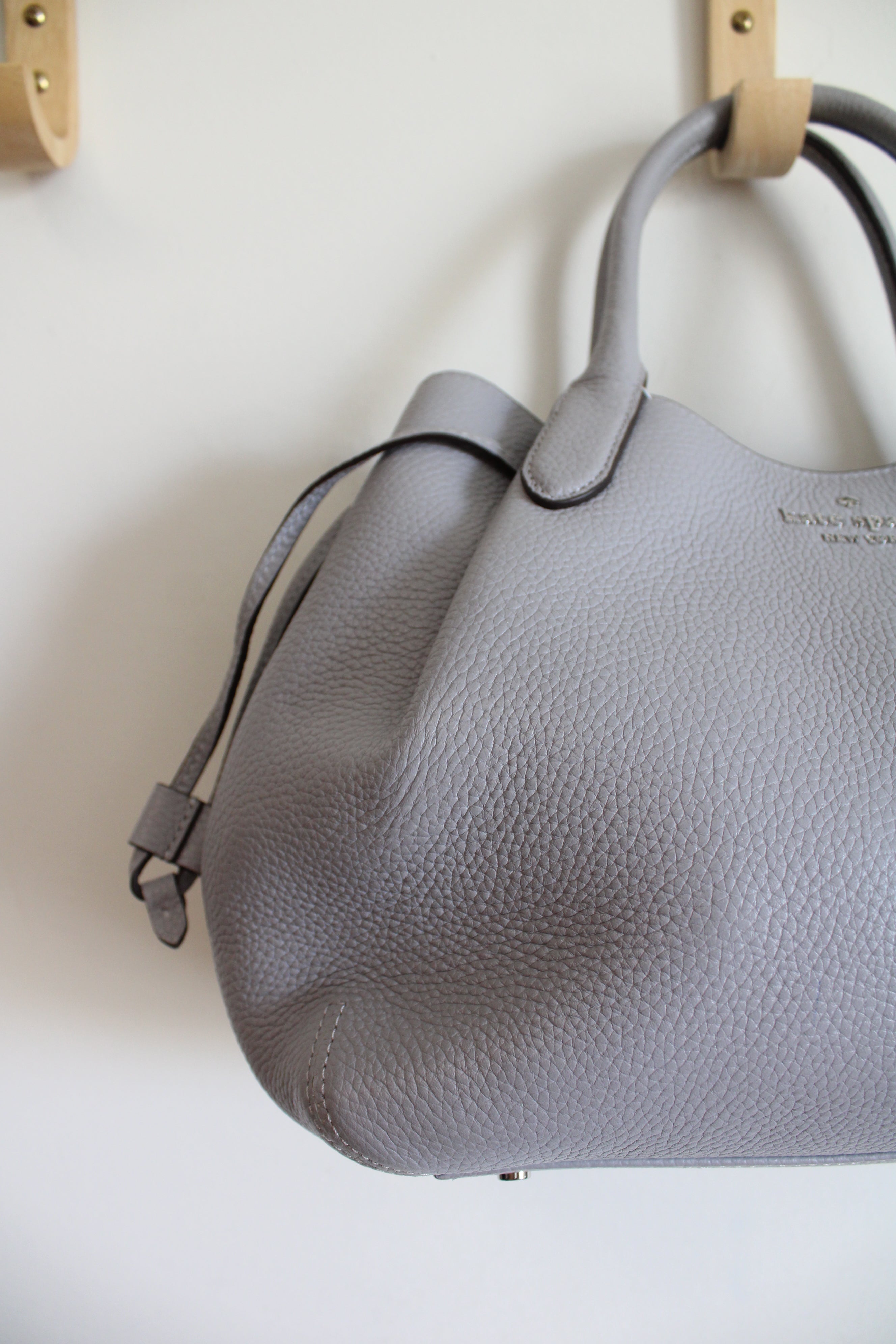 Kate Spade Gray Dumpling Satchel Bag