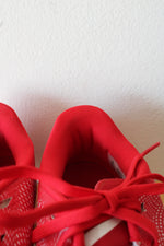 Nike Vapor Edge Football Red & White Cleats