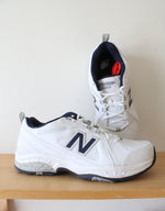 NEW New Balance 608 White & Blue Cross Trainers | 13 Wide