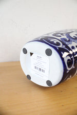 Blue & White Floral Canister | 13.5"