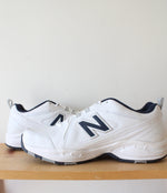 NEW New Balance 608 White & Blue Cross Trainers | 13 Wide