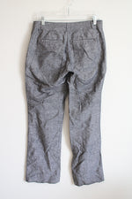 Banana Republic Martin Fit Gray Linen Pants | 6