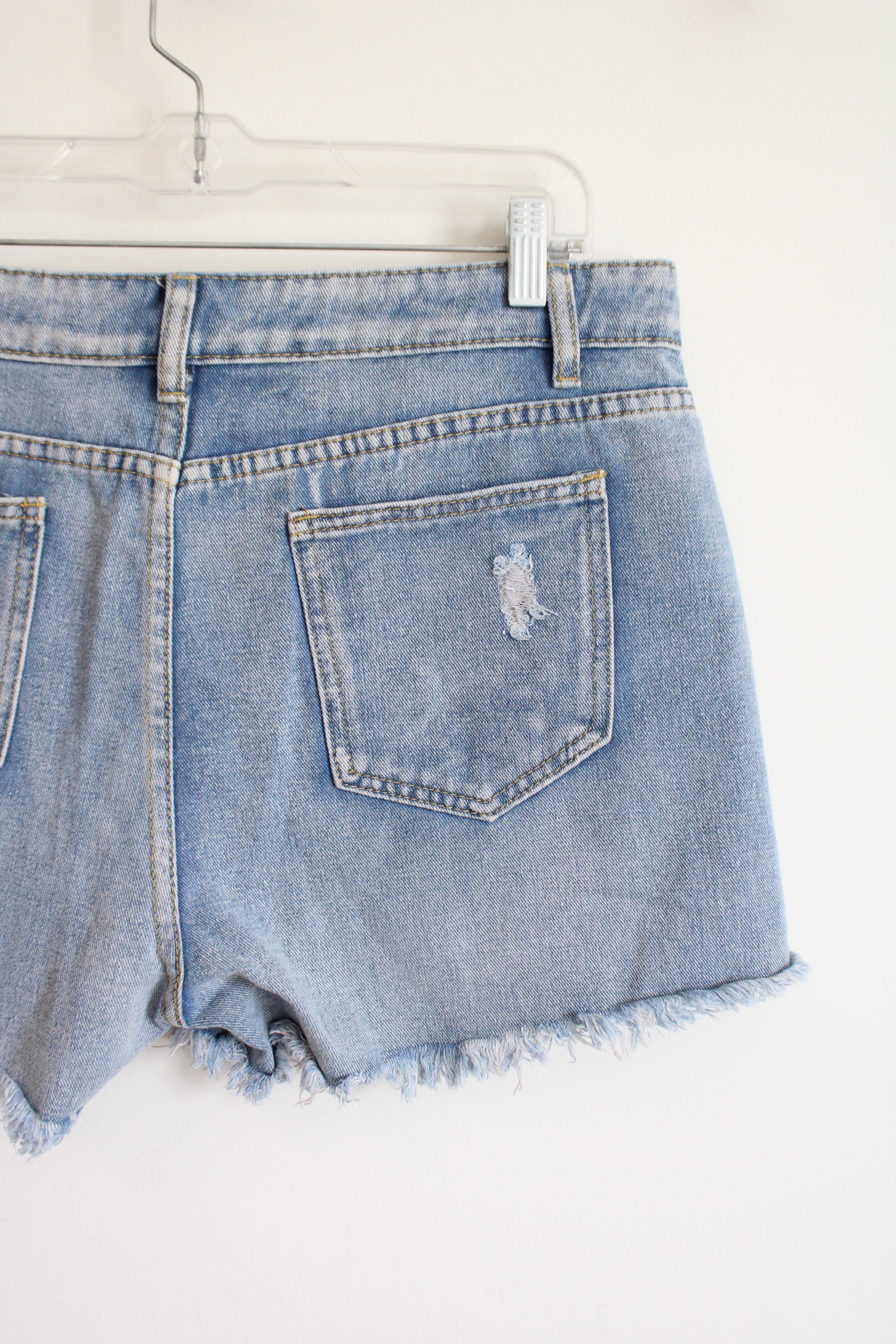 Distressed Denim Shorts | XL