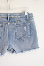 Distressed Denim Shorts | XL