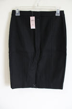 NEW Ann Taylor Black Red Paisley Skirt | 2 Petite