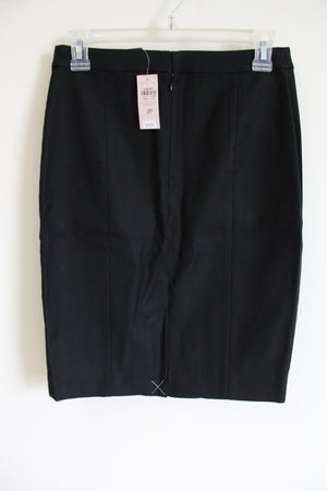 NEW Ann Taylor Black Red Paisley Skirt | 2 Petite
