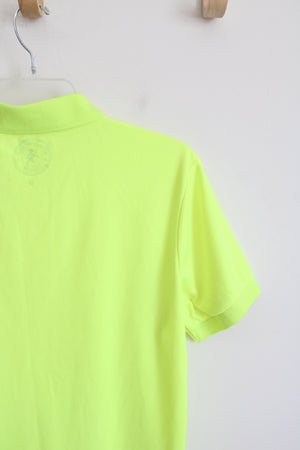 Alfred Morris Comfort Neon Yellow Polo Shirt | S